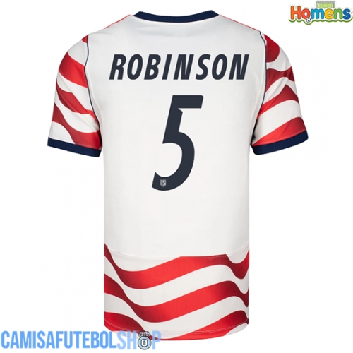 Camisa de time de futebol Estados Unidos Antonee Robinson #5 Replicas 1º Equipamento Mundo 2026 Manga Curta